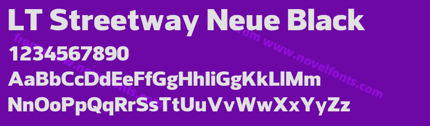 LT Streetway Neue BlackPreview LT Streetway Neue BlackPreview
