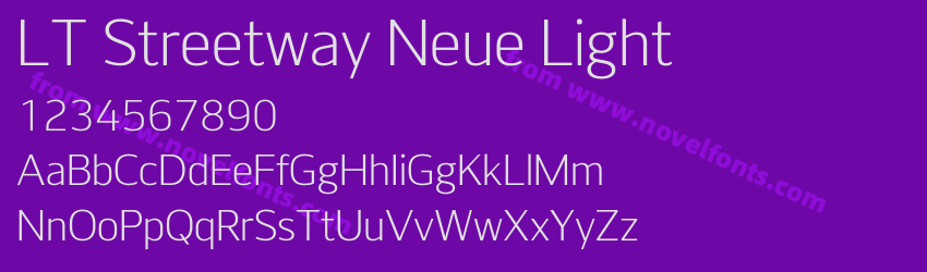 LT Streetway Neue LightPreview LT Streetway Neue LightPreview