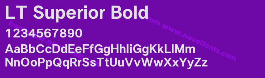 LT Superior BoldPreview LT Superior BoldPreview
