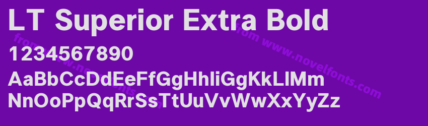 LT Superior Extra BoldPreview LT Superior Extra BoldPreview