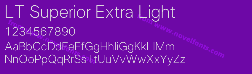LT Superior Extra LightPreview LT Superior Extra LightPreview