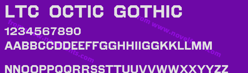 LTC Octic GothicPreview LTC Octic GothicPreview