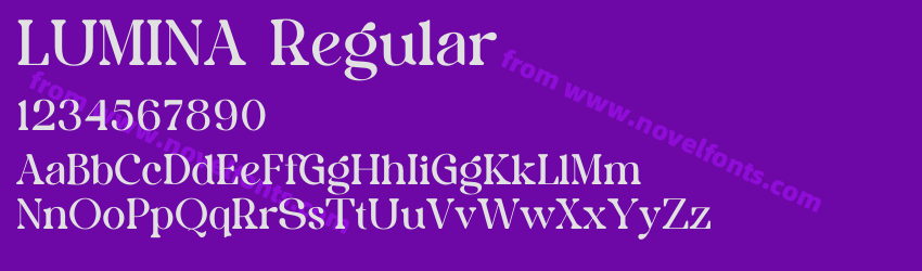 LUMINA RegularPreview LUMINA RegularPreview