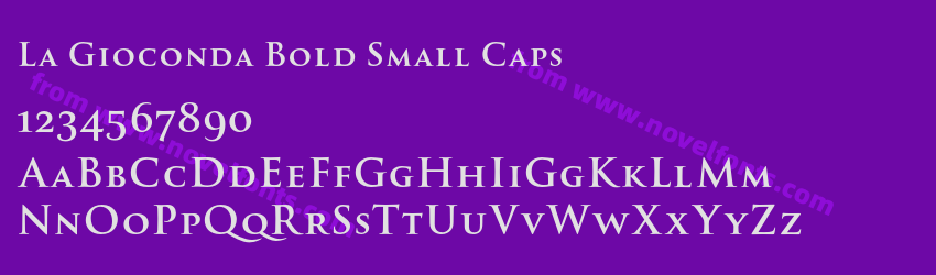 La Gioconda Bold Small CapsPreview La Gioconda Bold Small CapsPreview