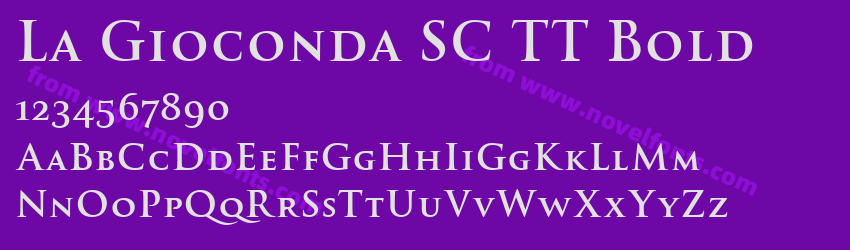 La Gioconda SC TT BoldPreview La Gioconda SC TT BoldPreview