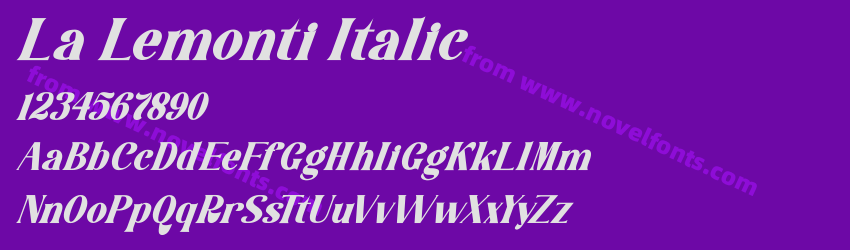La Lemonti ItalicPreview La Lemonti ItalicPreview