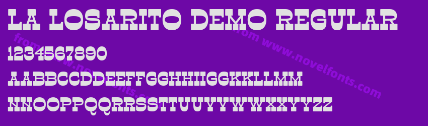 La Losarito Demo RegularPreview La Losarito Demo RegularPreview