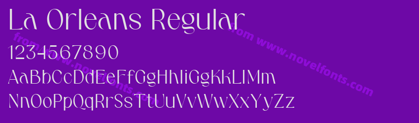 La Orleans RegularPreview La Orleans RegularPreview