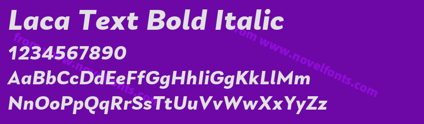 Laca Text Bold ItalicPreview Laca Text Bold ItalicPreview