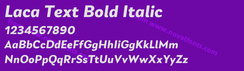 Laca Text Bold ItalicPreview Laca Text Bold ItalicPreview