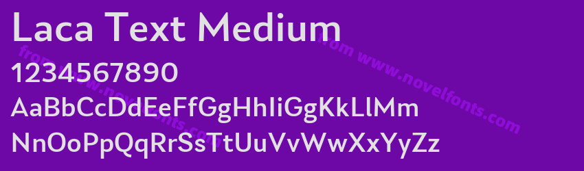 Laca Text MediumPreview Laca Text MediumPreview