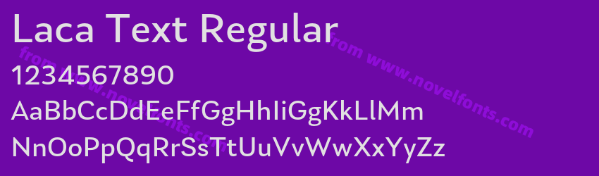 Laca Text RegularPreview Laca Text RegularPreview