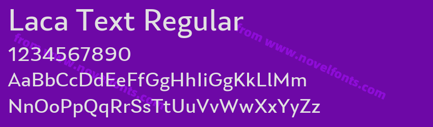 Laca Text RegularPreview Laca Text RegularPreview