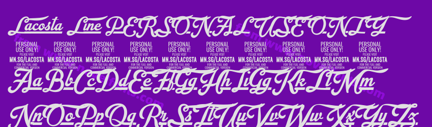 Lacosta Line PERSONAL USE ONLYPreview Lacosta Line PERSONAL USE ONLYPreview
