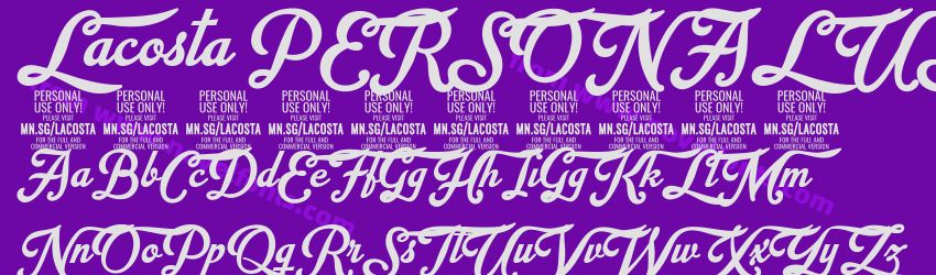 Lacosta PERSONAL USE ONLYPreview Lacosta PERSONAL USE ONLYPreview