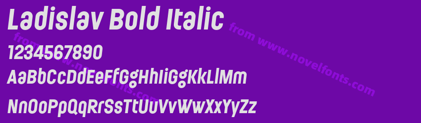 Ladislav Bold ItalicPreview Ladislav Bold ItalicPreview