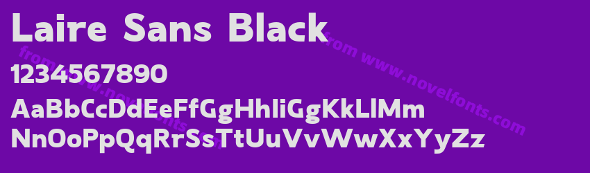Laire Sans BlackPreview Laire Sans BlackPreview