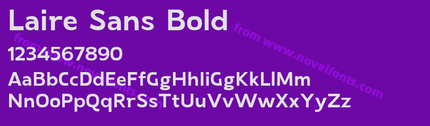 Laire Sans BoldPreview Laire Sans BoldPreview