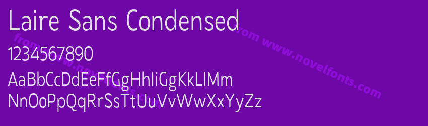 Laire Sans CondensedPreview Laire Sans CondensedPreview