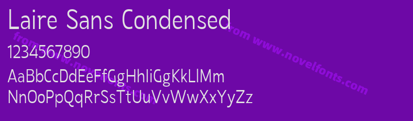 Laire Sans CondensedPreview Laire Sans CondensedPreview