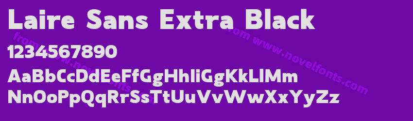 Laire Sans Extra BlackPreview Laire Sans Extra BlackPreview
