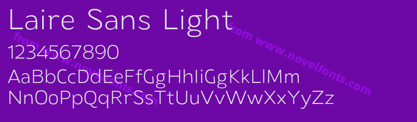 Laire Sans LightPreview Laire Sans LightPreview