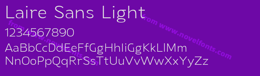Laire Sans LightPreview Laire Sans LightPreview