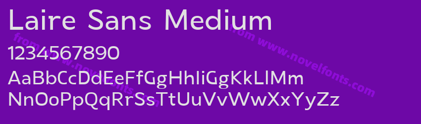 Laire Sans MediumPreview Laire Sans MediumPreview