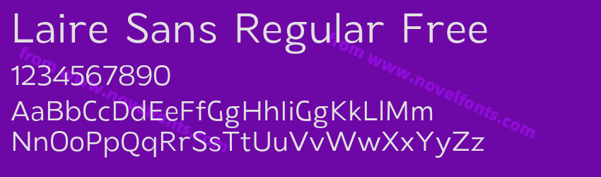 Laire Sans Regular FreePreview Laire Sans Regular FreePreview