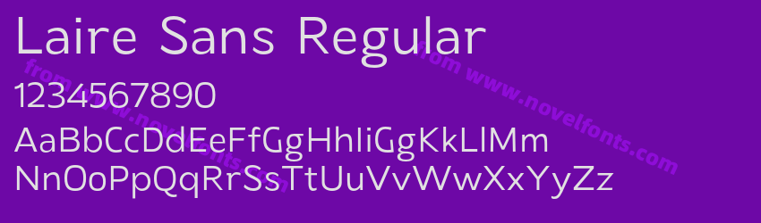 Laire Sans RegularPreview Laire Sans RegularPreview