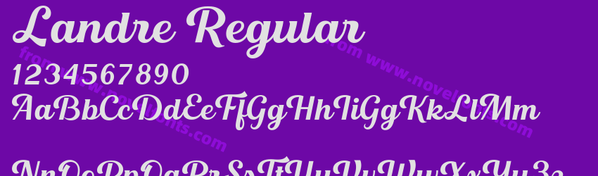 Landre RegularPreview Landre RegularPreview