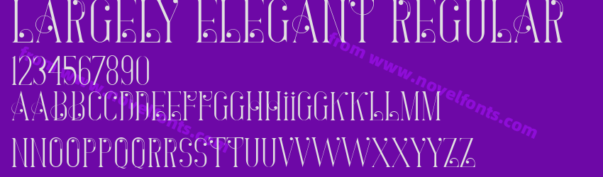 Largely Elegant RegularPreview Largely Elegant RegularPreview