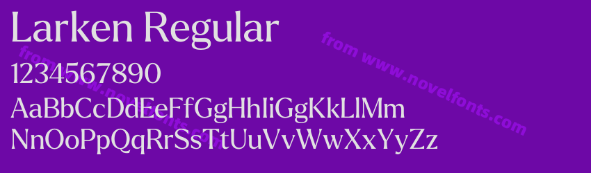 Larken RegularPreview Larken RegularPreview