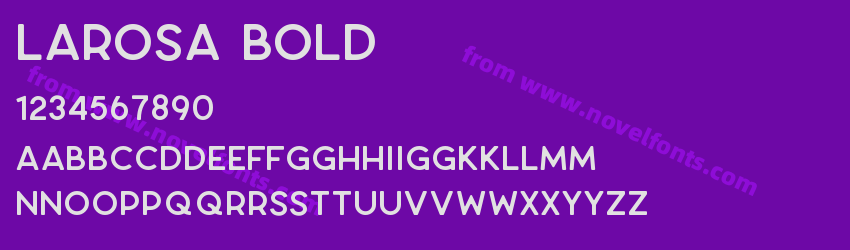 Larosa BoldPreview Larosa BoldPreview