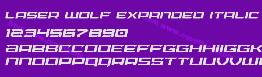 Laser Wolf Expanded ItalicPreview Laser Wolf Expanded ItalicPreview