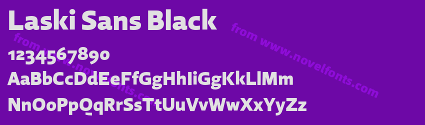 Laski Sans BlackPreview Laski Sans BlackPreview