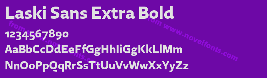 Laski Sans Extra BoldPreview Laski Sans Extra BoldPreview