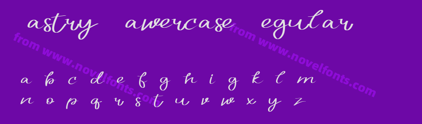 Lastry Lawercase RegularPreview Lastry Lawercase RegularPreview