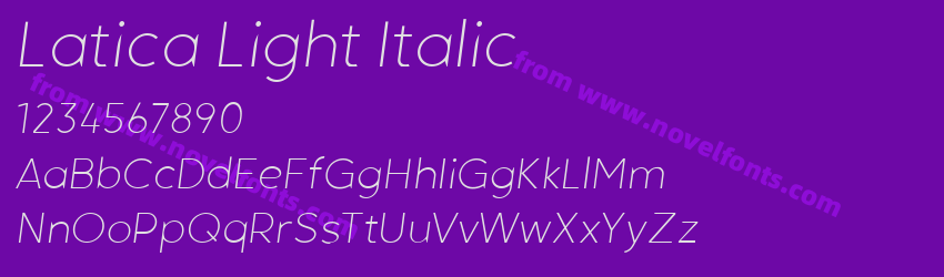 Latica Light ItalicPreview Latica Light ItalicPreview