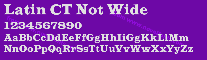 Latin CT Not WidePreview Latin CT Not WidePreview
