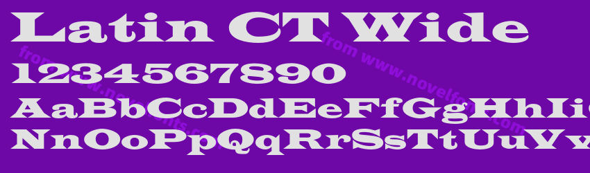 Latin CT WidePreview Latin CT WidePreview