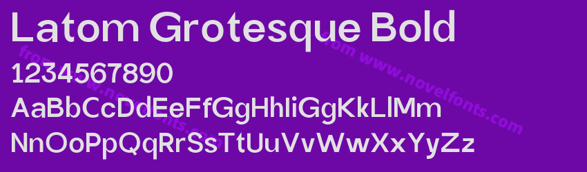 Latom Grotesque BoldPreview Latom Grotesque BoldPreview
