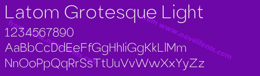 Latom Grotesque LightPreview Latom Grotesque LightPreview