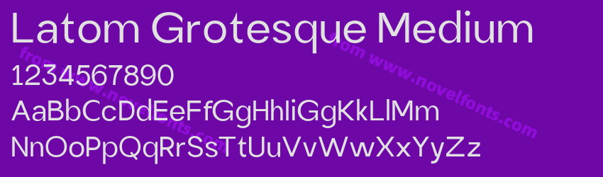 Latom Grotesque MediumPreview Latom Grotesque MediumPreview