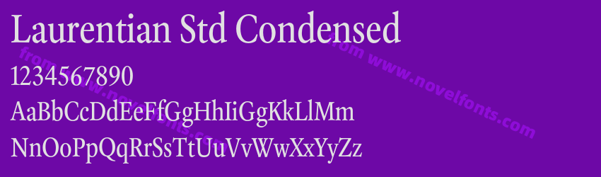 Laurentian Std CondensedPreview Laurentian Std CondensedPreview