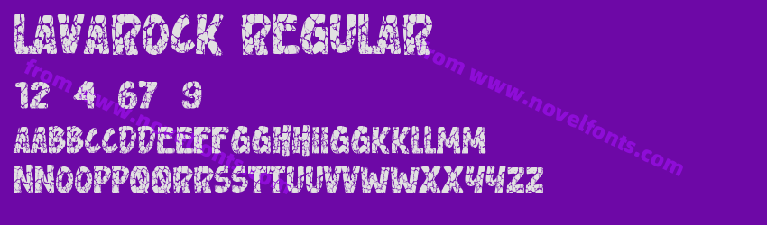 Lavarock RegularPreview Lavarock RegularPreview