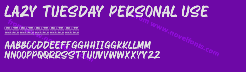 Lazy Tuesday Personal UsePreview Lazy Tuesday Personal UsePreview