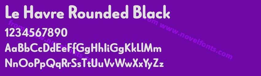 Le Havre Rounded BlackPreview Le Havre Rounded BlackPreview
