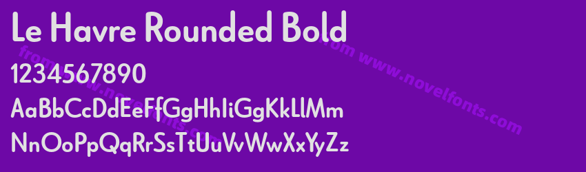 Le Havre Rounded BoldPreview Le Havre Rounded BoldPreview