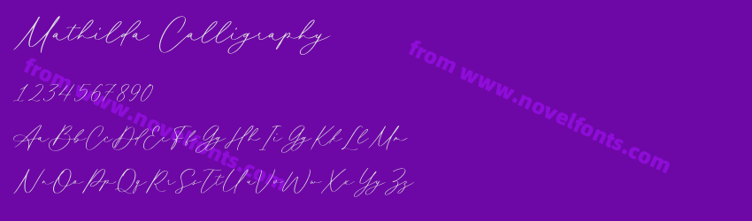 Mathilda CalligraphyPreview